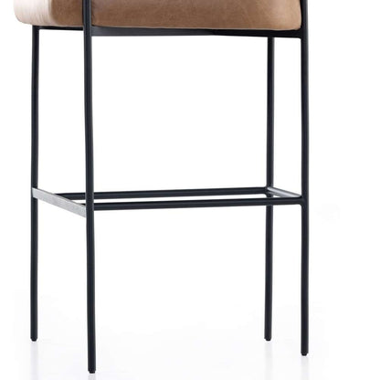 Four Hands - Carrie Bar Stool - Chaps Saddle - 108498-004 veiw 7