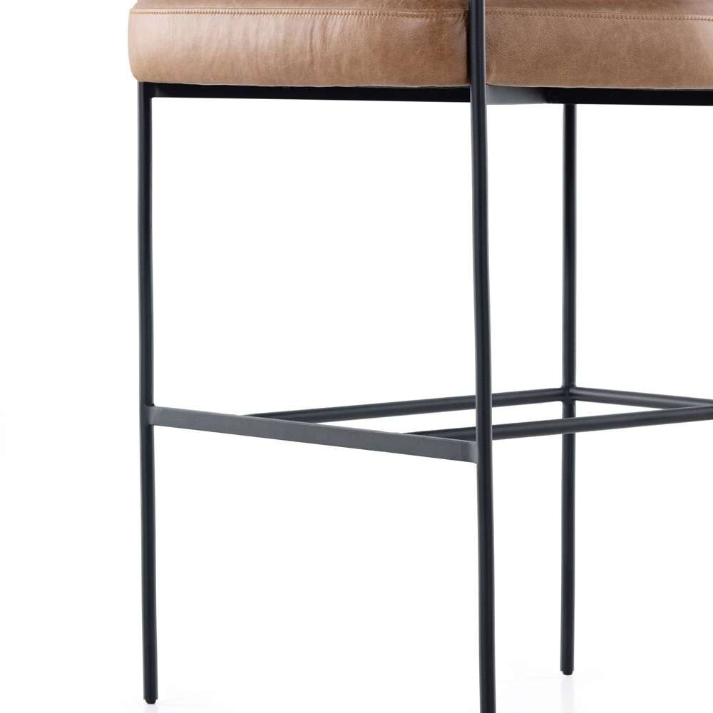 Four Hands - Carrie Bar Stool - Chaps Saddle - 108498-004 veiw 9