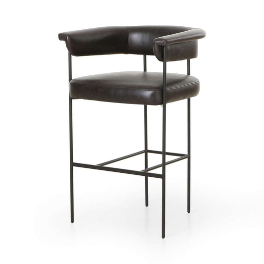 Four Hands - Carrie Bar Stool - Sonoma Black - 108498-008 veiw 2