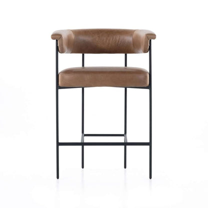 Four Hands - Carrie Counter Stool - Chaps Saddle - 108498-005 veiw 2