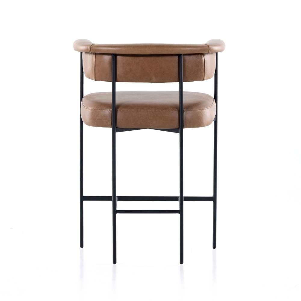 Four Hands - Carrie Counter Stool - Chaps Saddle - 108498-005 veiw 3