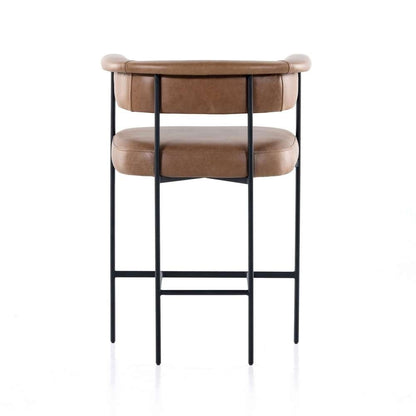 Four Hands - Carrie Counter Stool - Chaps Saddle - 108498-005 veiw 3
