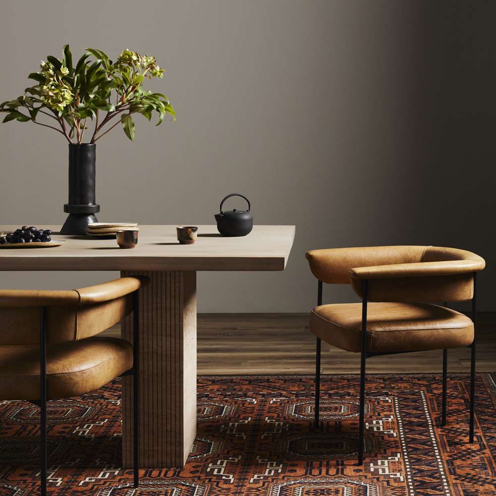 Four Hands - Carrie Dining Chair - Chaps Saddle - 108499-003 veiw 5