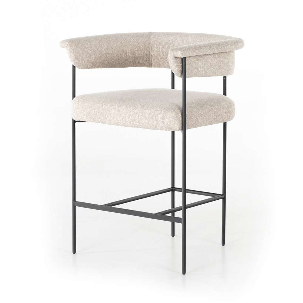 Four Hands - Carrie Stool - Light Camel - Counter - 108498-003 veiw 1