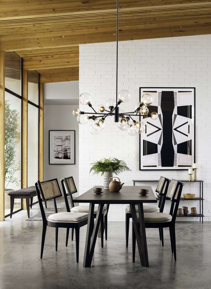 Four hands - Caswell - Britt Dining Chair-Brushed Ebony - 109519-024 veiw 7