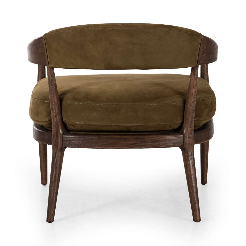 Four Hands - Caswell - Dane Chair-Cottswald Moss Nubuck - 238421-001 veiw 2