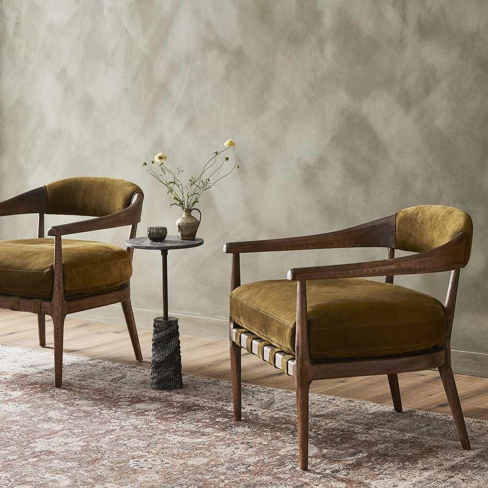 Four Hands - Caswell - Dane Chair-Cottswald Moss Nubuck - 238421-001 veiw 6
