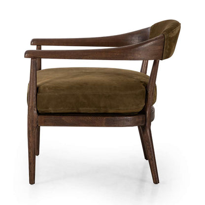 Four Hands - Caswell - Dane Chair-Cottswald Moss Nubuck - 238421-001 veiw 8
