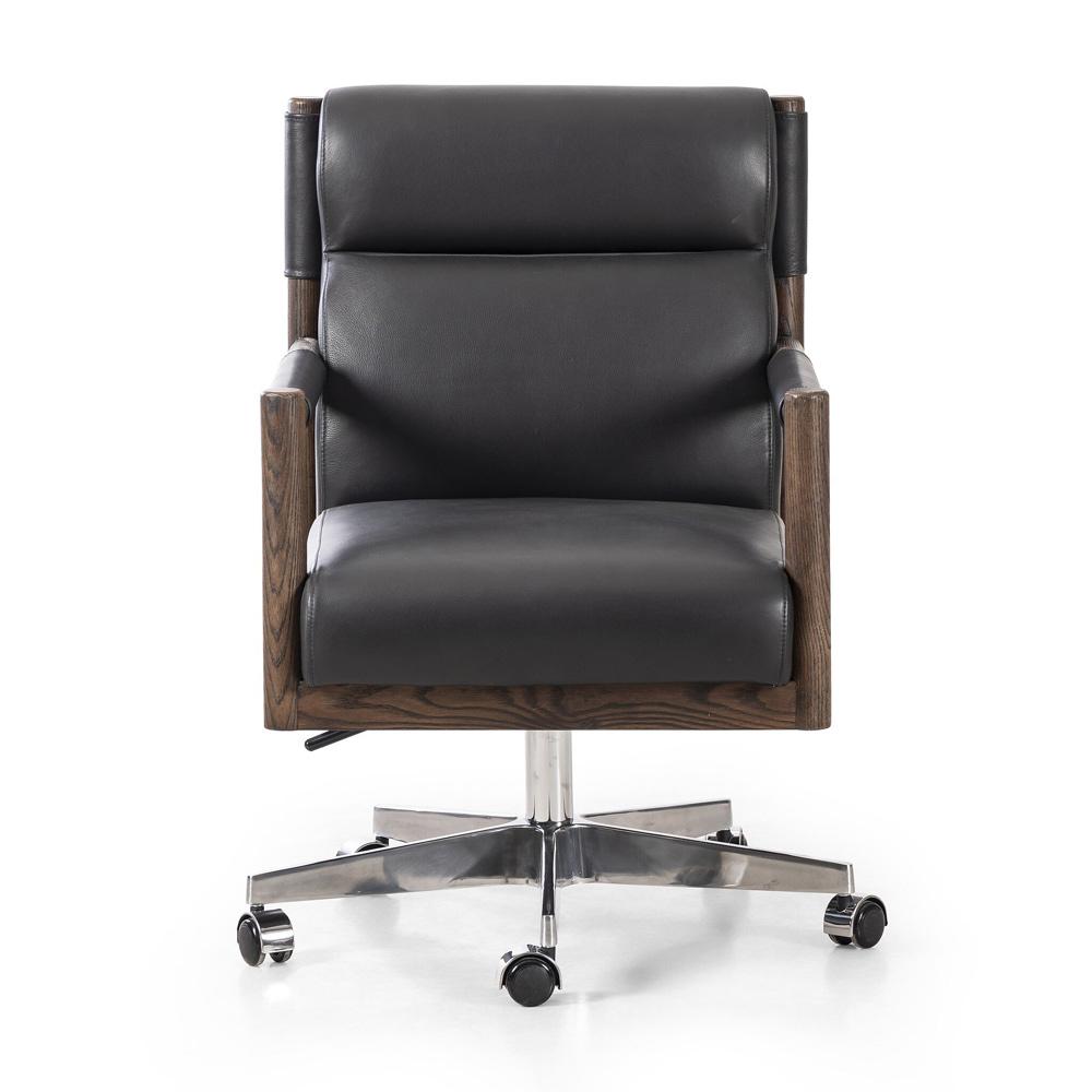 Four Hands - Caswell - Kiano Desk Chair - Bosa Black - 237316-003 veiw 2