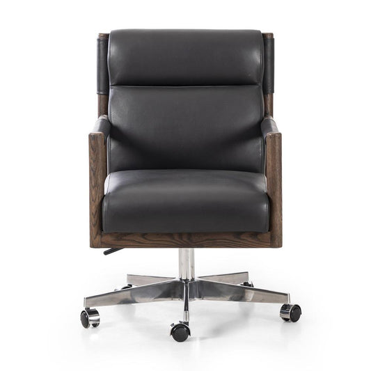 Four Hands - Caswell - Kiano Desk Chair - Bosa Black - 237316-003 veiw 2
