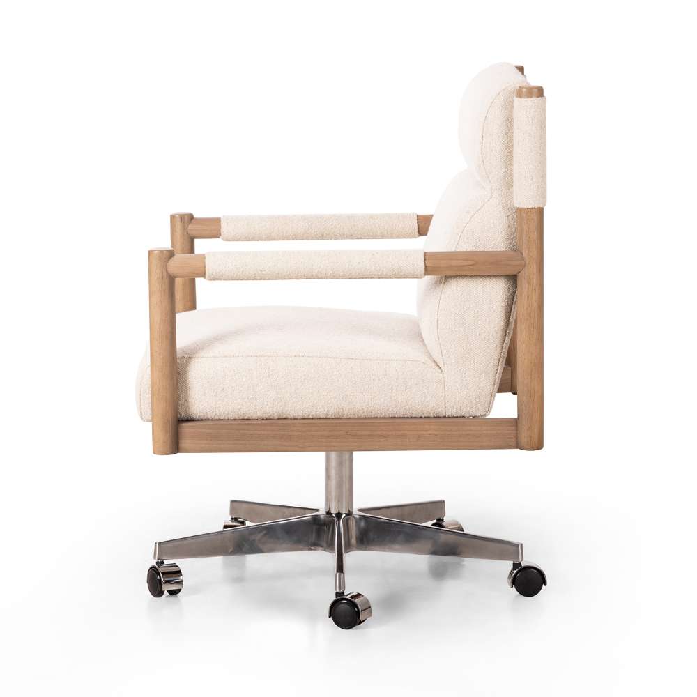 Four Hands - Caswell - Kiano Desk Chair-Charter Oatmeal - 237316-001 veiw 4