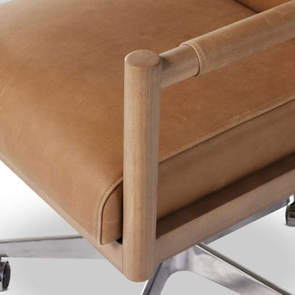 Four Hands - Caswell - Kiano Desk Chair-Palermo Drift - 237316-002 veiw 3
