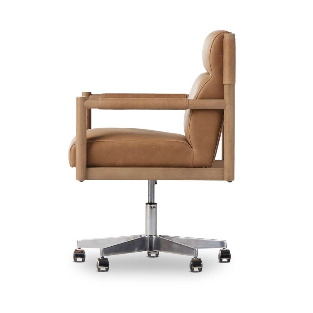 Four Hands - Caswell - Kiano Desk Chair-Palermo Drift - 237316-002 veiw 5