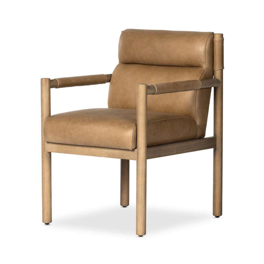 Four Hands - Caswell - Kiano Dining Armchair-Palermo Drift - 236328-002 veiw 1