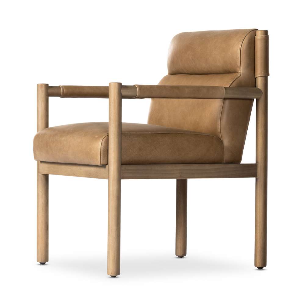 Four Hands - Caswell - Kiano Dining Armchair-Palermo Drift - 236328-002 veiw 3