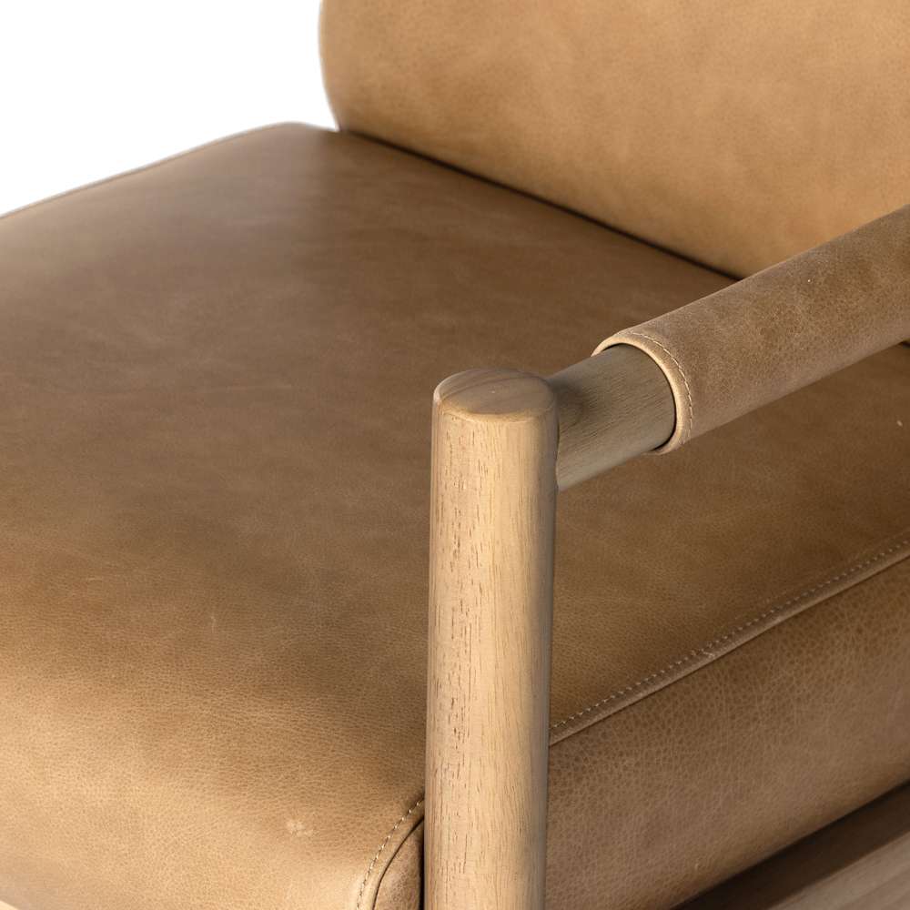Four Hands - Caswell - Kiano Dining Armchair-Palermo Drift - 236328-002 veiw 5