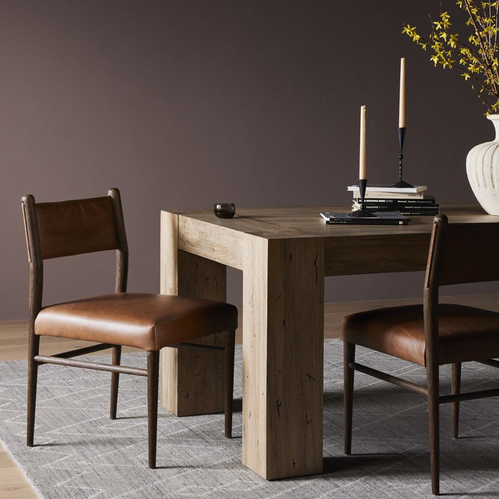 Four Hands - Caswell - Morena Dining Chair - Sonoma Chestnut - 235182-002 veiw 4