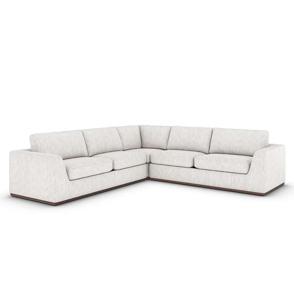 Four Hands - Centrale - Colt 3 Pc Sectional-Merino Cotton - 107269-015 veiw 1
