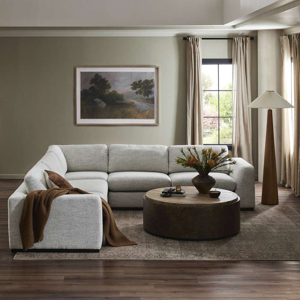 Four Hands - Centrale - Colt 3 Pc Sectional-Merino Cotton - 107269-015 veiw 4