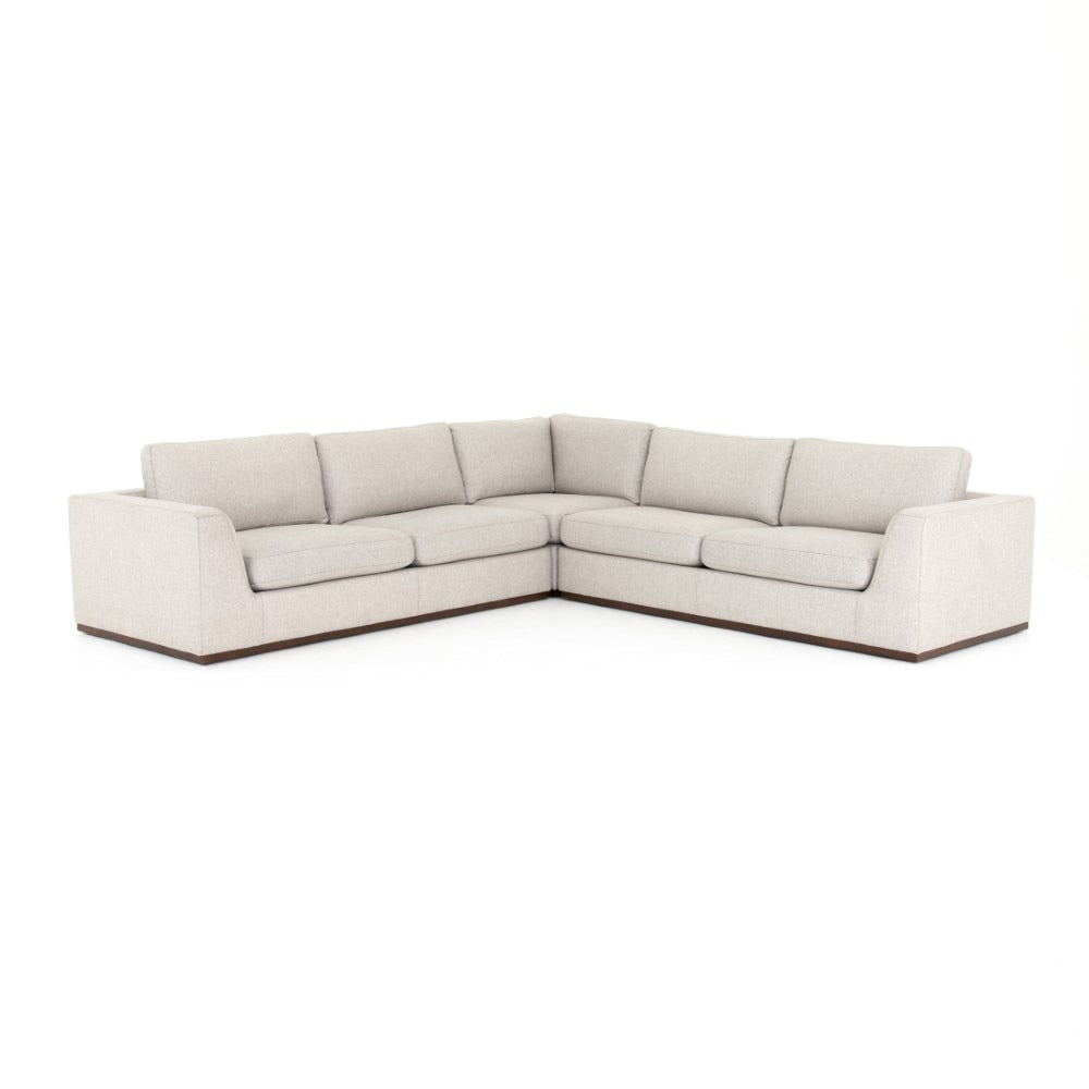 Four Hands - Colt 3 Piece Sectional - Aldred Silver - UCEN-01102-789-S1 veiw 1
