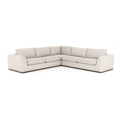 Four Hands - Colt 3 Piece Sectional - Aldred Silver - UCEN-01102-789-S1 veiw 1