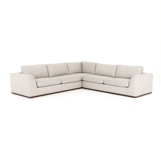Four Hands - Colt 3 Piece Sectional - Aldred Silver - UCEN-01102-789-S1 veiw 1