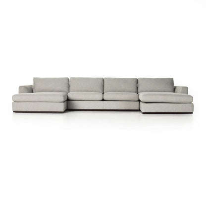 Four Hands - Centrale - Colt 3-Piece U Sectional - Aldred Silver - 237311-002 veiw 2