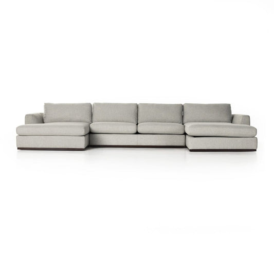 Four Hands - Centrale - Colt 3-Piece U Sectional - Aldred Silver - 237311-002 veiw 2
