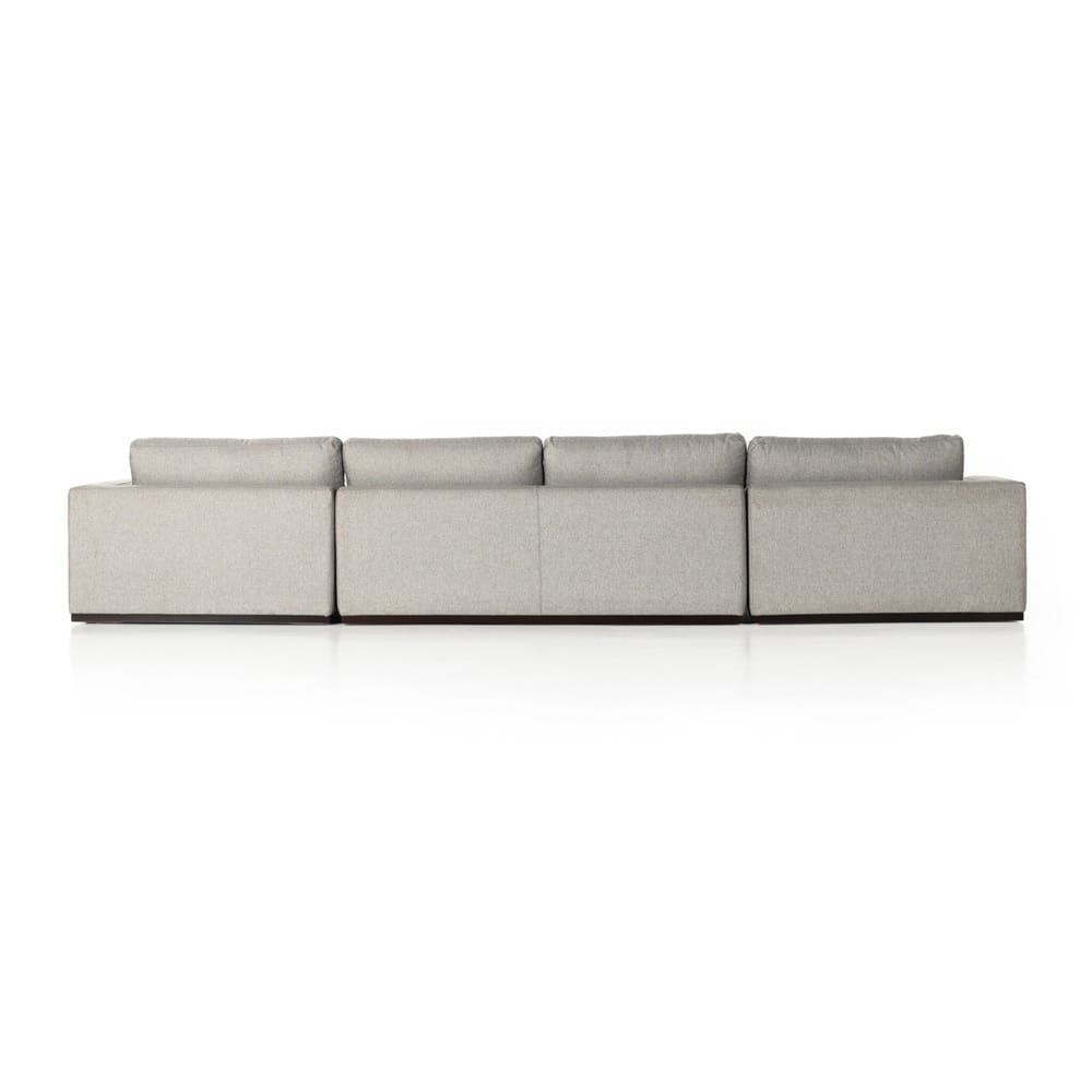 Four Hands - Centrale - Colt 3-Piece U Sectional - Aldred Silver - 237311-002 veiw 3