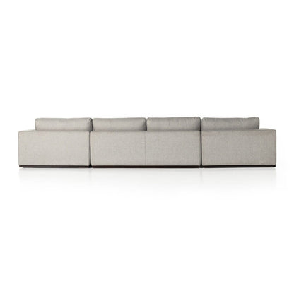 Four Hands - Centrale - Colt 3-Piece U Sectional - Aldred Silver - 237311-002 veiw 3