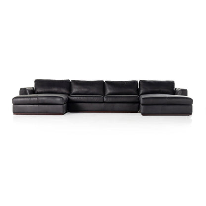 Four Hands - Centrale - Colt 3-Piece U Sectional - Heirloom Black - 237311-004_CLOSEOUT view 2