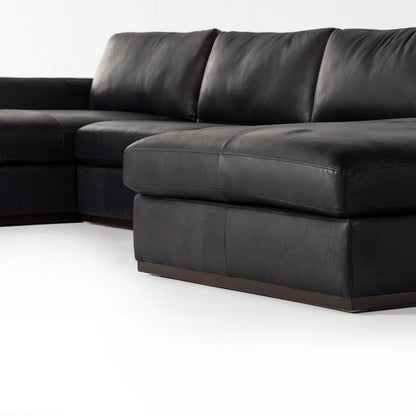 Four Hands - Centrale - Colt 3-Piece U Sectional - Heirloom Black - 237311-004_CLOSEOUT view 6