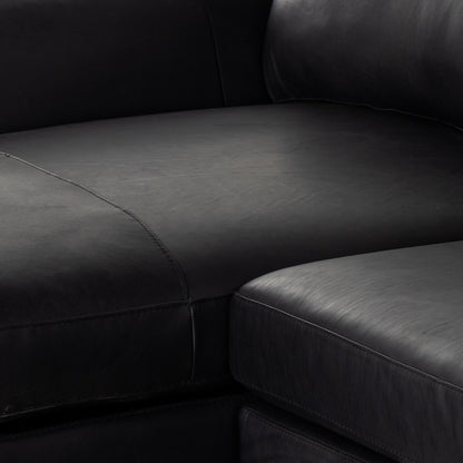 Four Hands - Centrale - Colt 3-Piece U Sectional - Heirloom Black - 237311-004_CLOSEOUT view 8