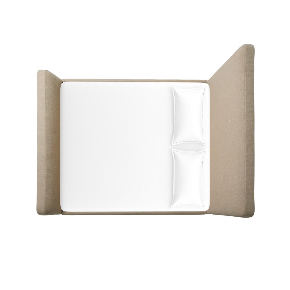 Four Hands - Centrale - Colt Bed - Irving Flax - King - 246565-004 veiw 5