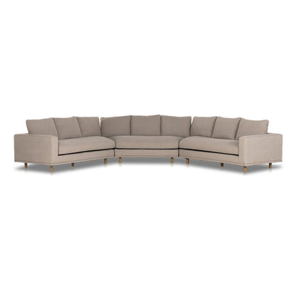Four Hands - Centrale - Dom 3 Pc Sectional-Large Wedge - Portland Cobblestone - 223072-003_CLOSEOUT view 1