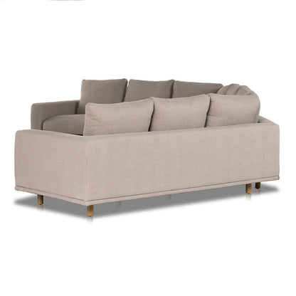 Four Hands - Centrale - Dom 3 Pc Sectional-Large Wedge - Portland Cobblestone - 223072-003_CLOSEOUT view 2
