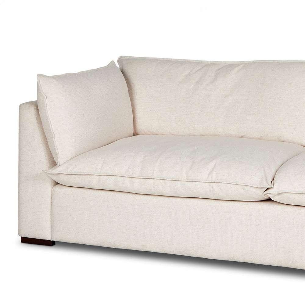 Four Hands - Centrale - Kosa Sofa - 108in - Badon Flax - 240485-001 veiw 3