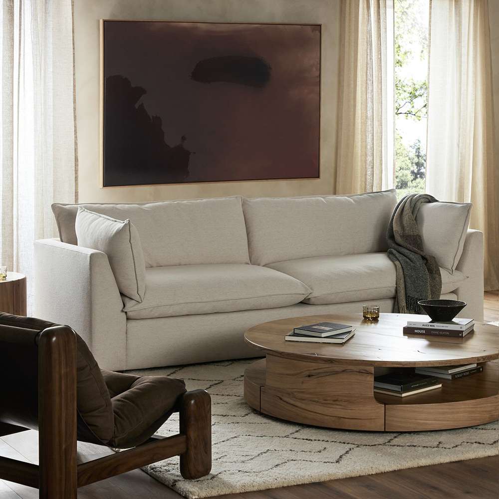 Four Hands - Centrale - Kosa Sofa - 108in - Badon Flax - 240485-001 veiw 11