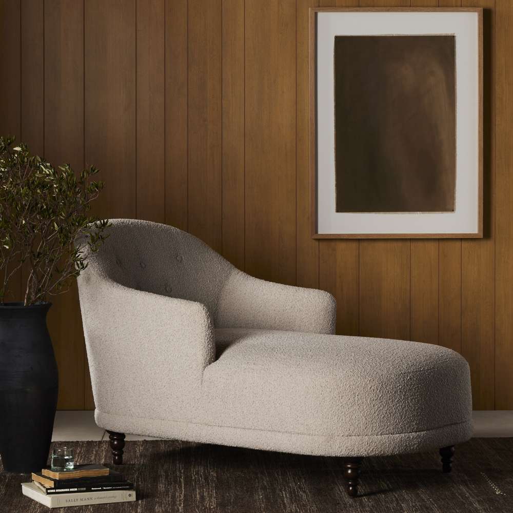 Four Hands - Centrale - Marnie Chaise Lounge-Knoll Sand - 233256-001 veiw 6