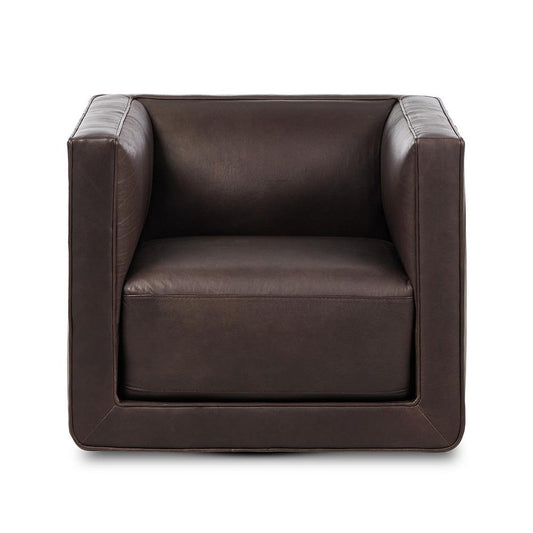 Four Hands - Centrale - Phillip Swivel Chair - Heirloom Cigar - 243626-001 veiw 2