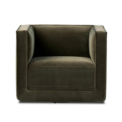 Four Hands - Centrale - Phillip Swivel Chair - Surrey Olive - 243626-003 veiw 2