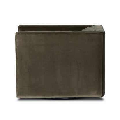 Four Hands - Centrale - Phillip Swivel Chair - Surrey Olive - 243626-003 veiw 3