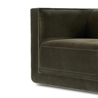 Four Hands - Centrale - Phillip Swivel Chair - Surrey Olive - 243626-003 veiw 7
