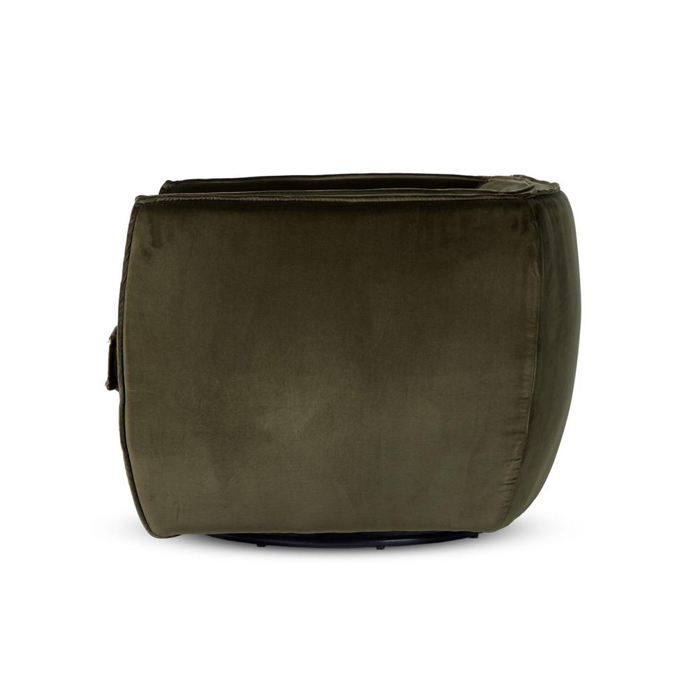 Four Hands - Centrale - Rashi Swivel Chair - Surrey Olive - 226428-004 veiw 3