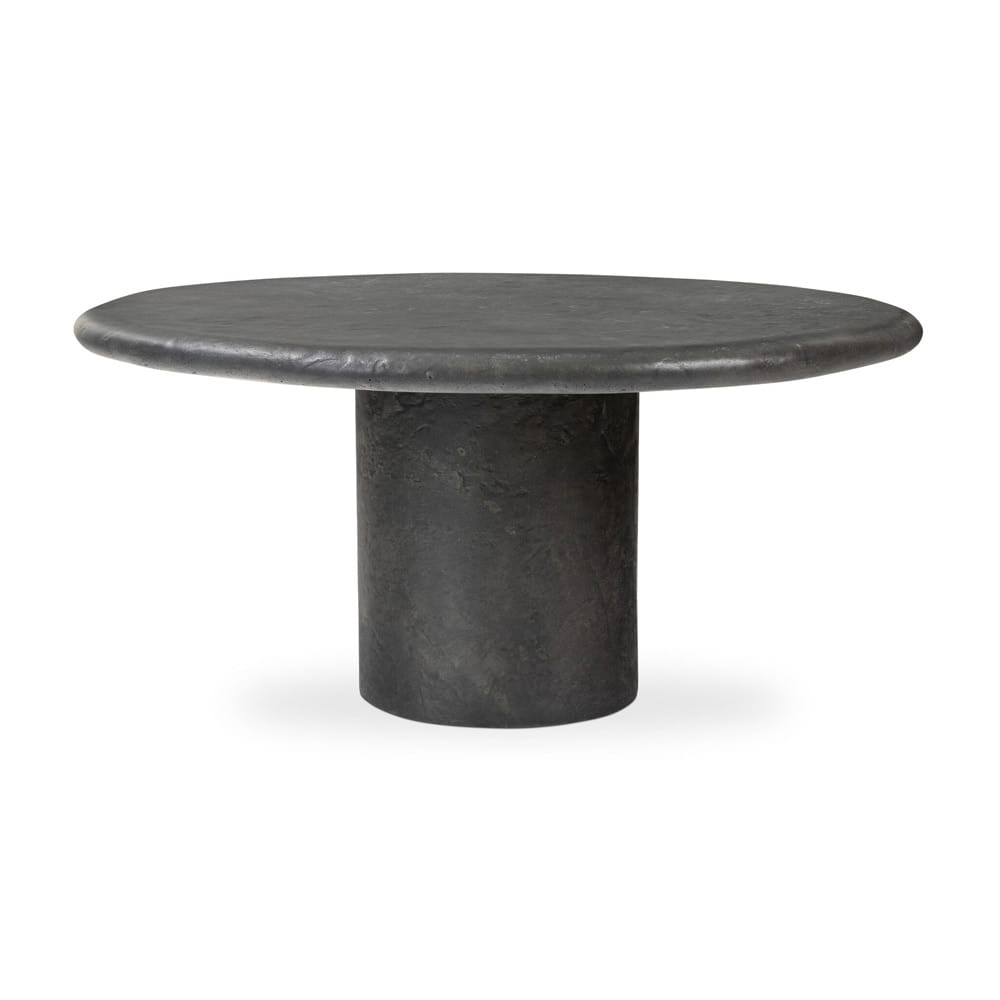 Four Hands - Chandler - Bonnie Coffee Table - Textured Black Concrete - 240086-001 veiw 1
