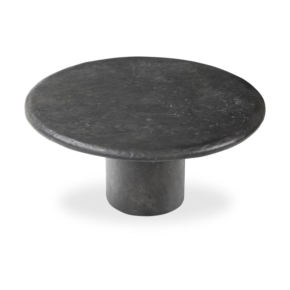 Four Hands - Chandler - Bonnie Coffee Table - Textured Black Concrete - 240086-001 veiw 2