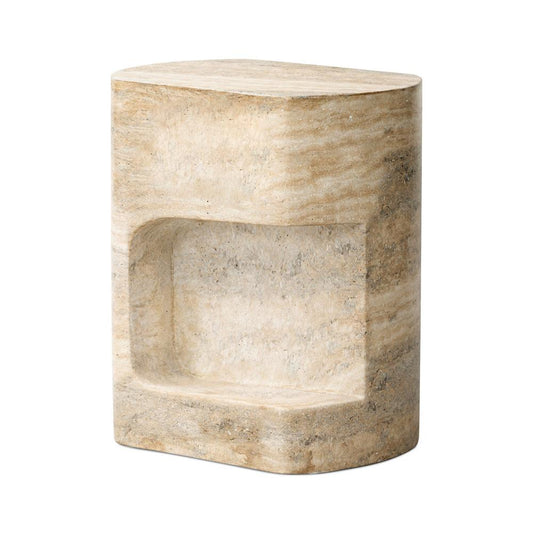 Four Hands - Chandler - Clementine End Table - Textured Sandy Grey - 240100-002 veiw 1