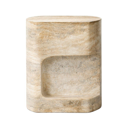 Four Hands - Chandler - Clementine End Table - Textured Sandy Grey - 240100-002 veiw 2