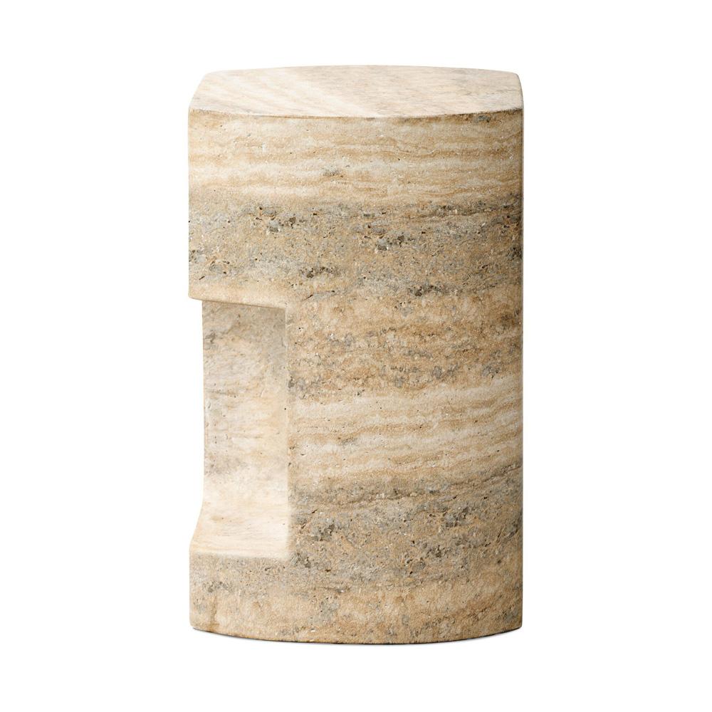 Four Hands - Chandler - Clementine End Table - Textured Sandy Grey - 240100-002 veiw 4