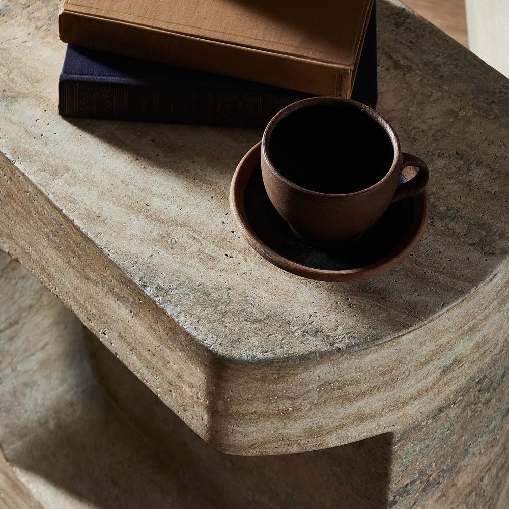 Four Hands - Chandler - Clementine End Table - Textured Sandy Grey - 240100-002 veiw 10